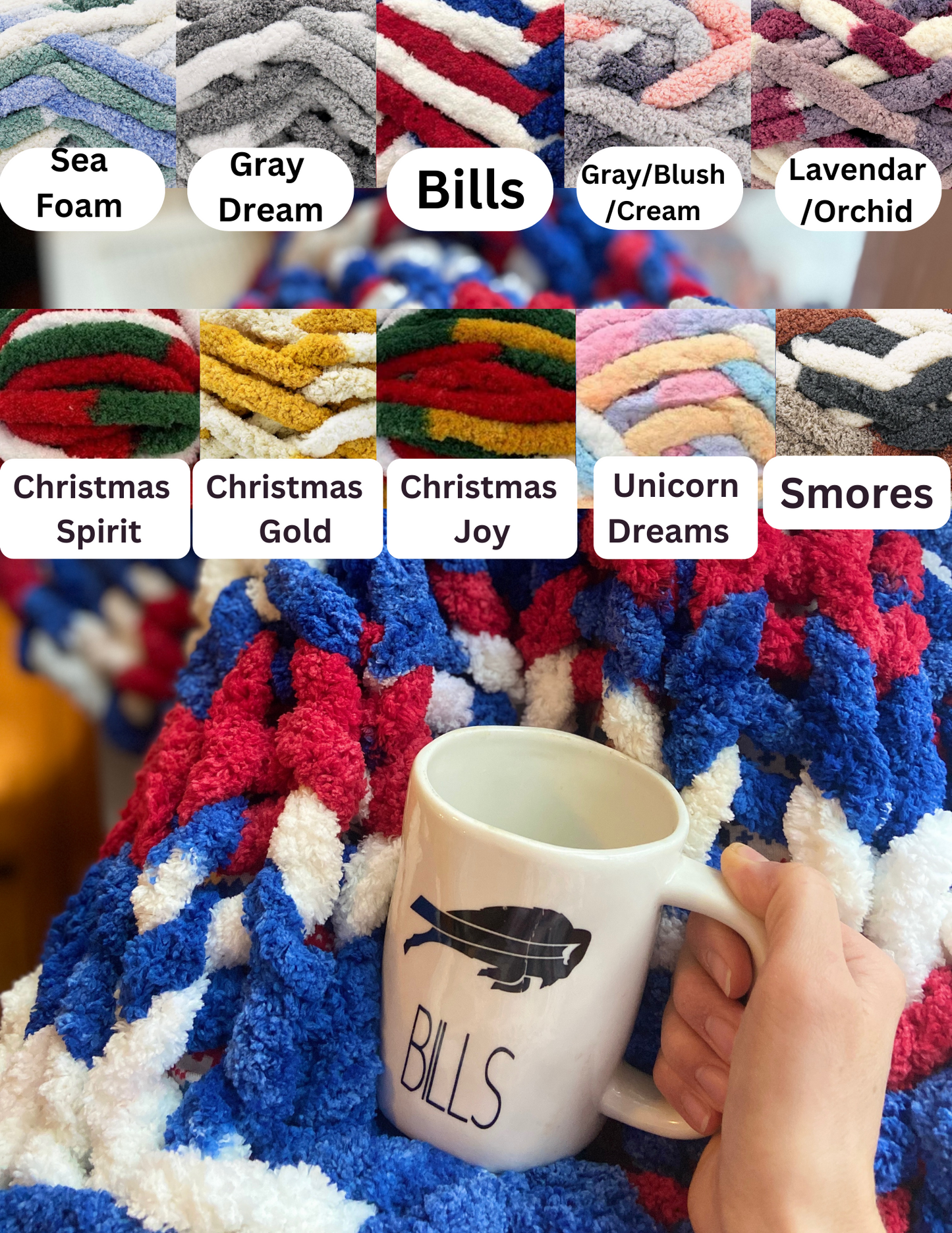 Chunky Knit Blanket Workshop . Thursday November 6 . Nickel City BrewZ