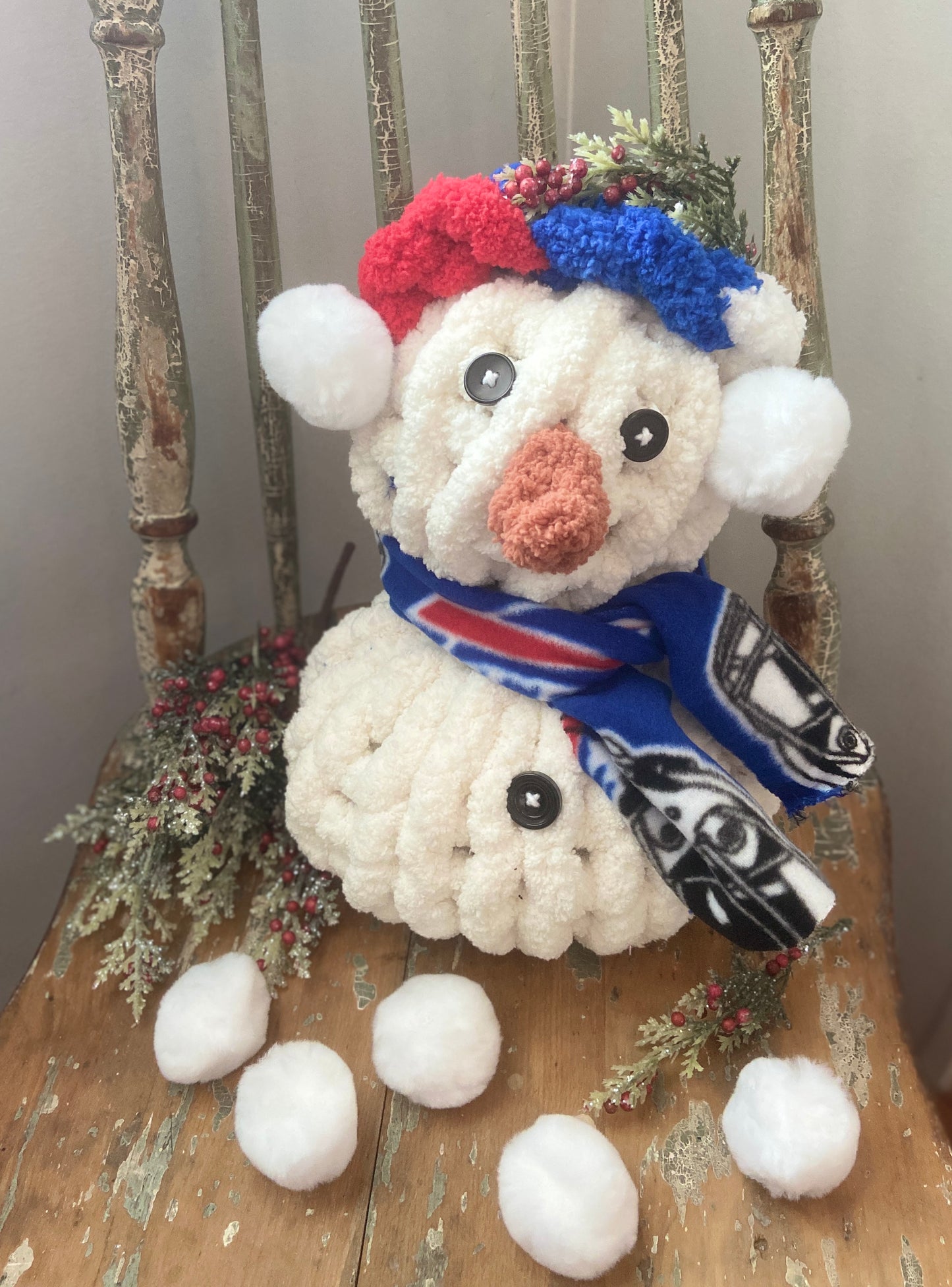 Chunky Knit Snowman Workshop . Wednesday December 6 . Lilly Belle Meads
