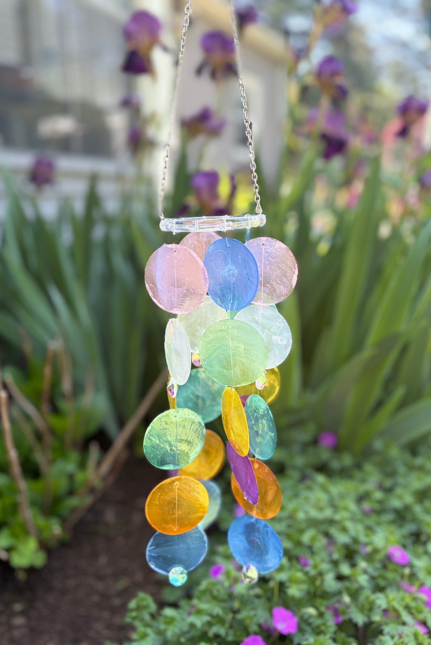 Capiz Shell Wind Chime Workshop . Tuesday July 21 . First Line Brewing