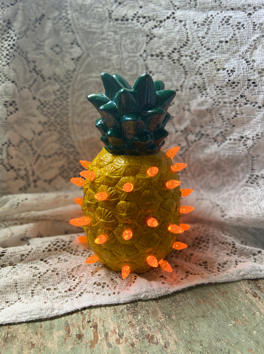 Ceramic Lighted Pineapple Lamp Painting Workshop . Tuesday May 28 . First Line Brewing