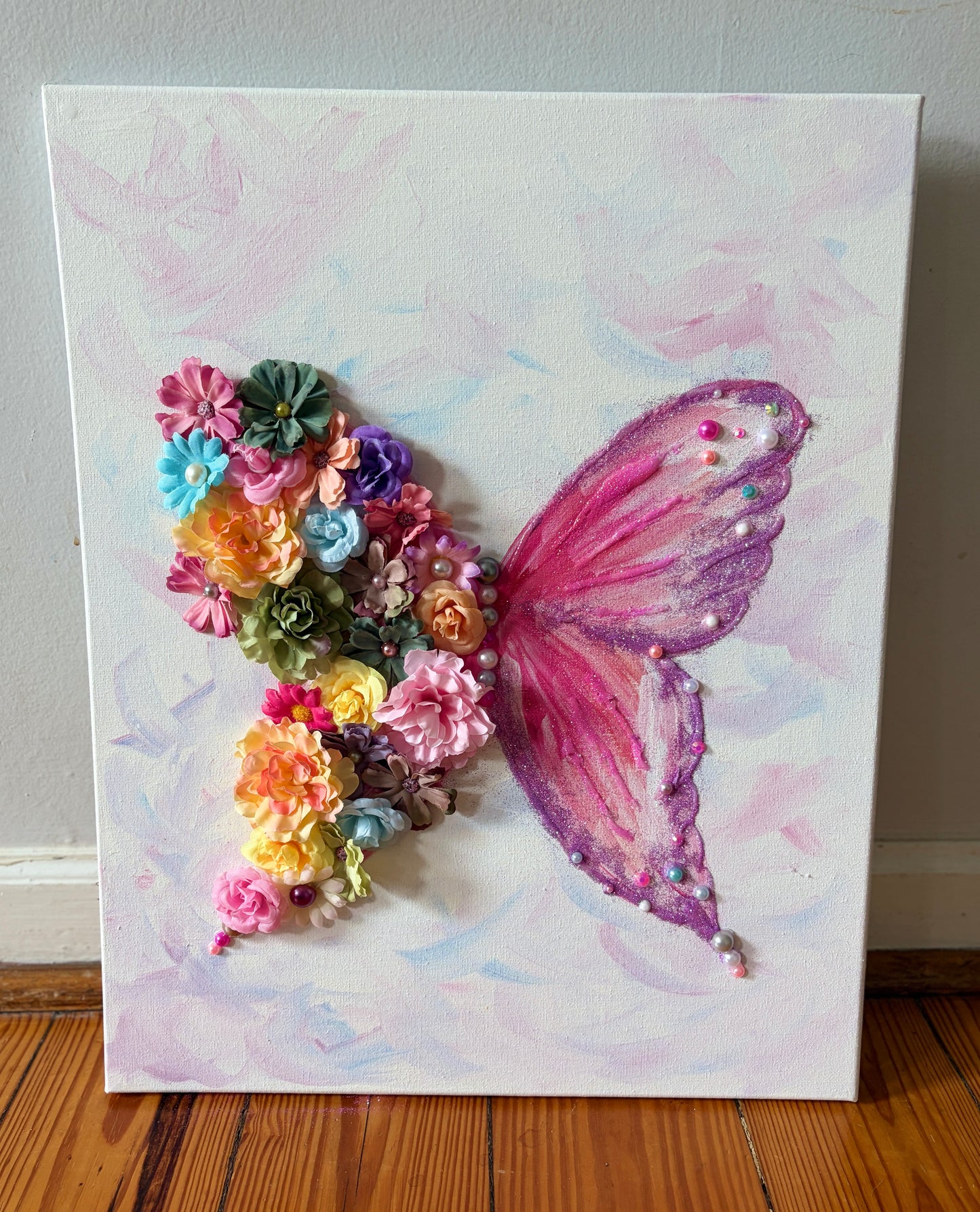 Mixed Media Butterfly Acrylic Painting Workshop . Wednesday July 8 . Hartman's Distilling Co.