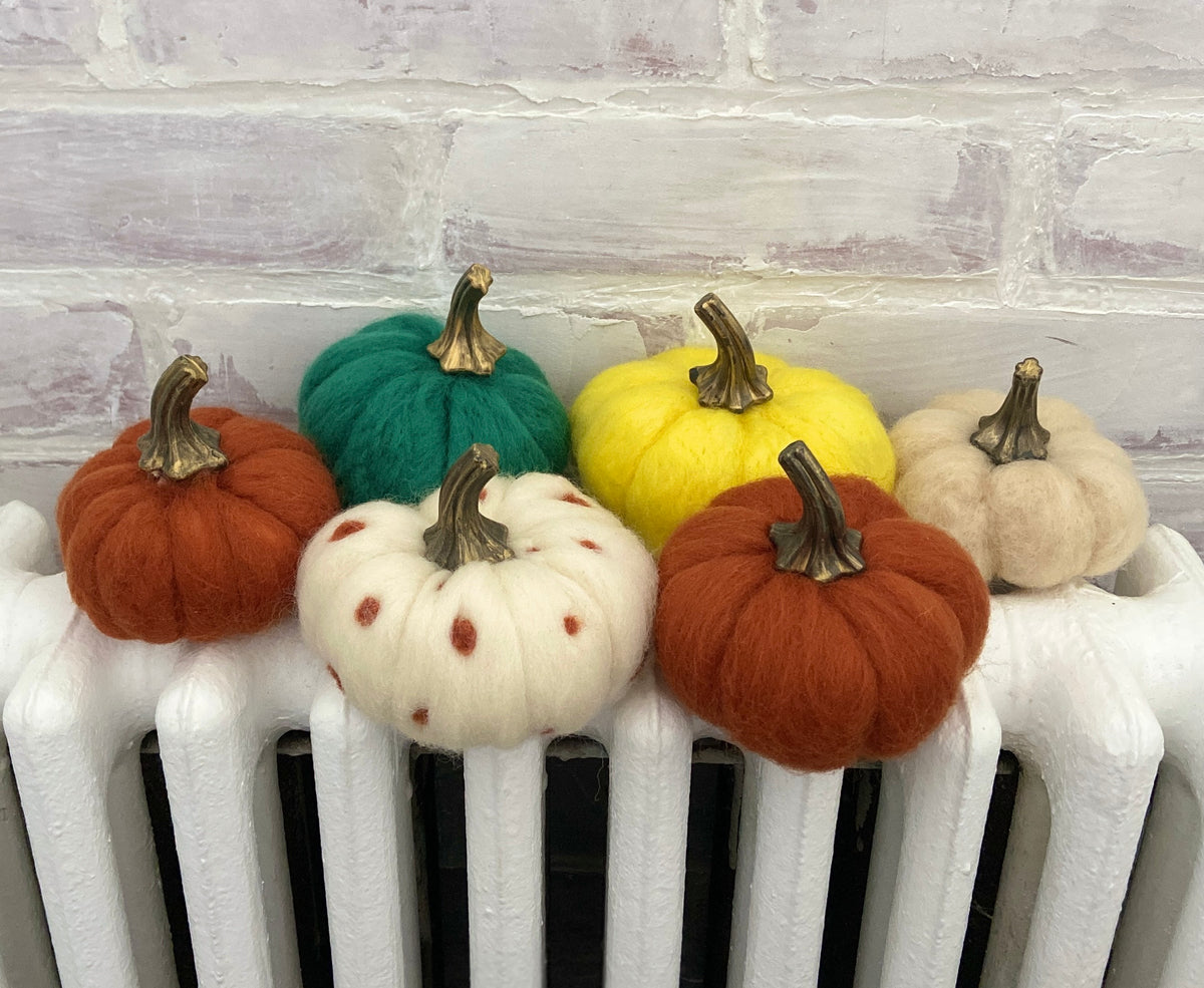 Needle Felted Pumpkins Workshop . Tuesday October 6 . Magic Bear Beer Cellar