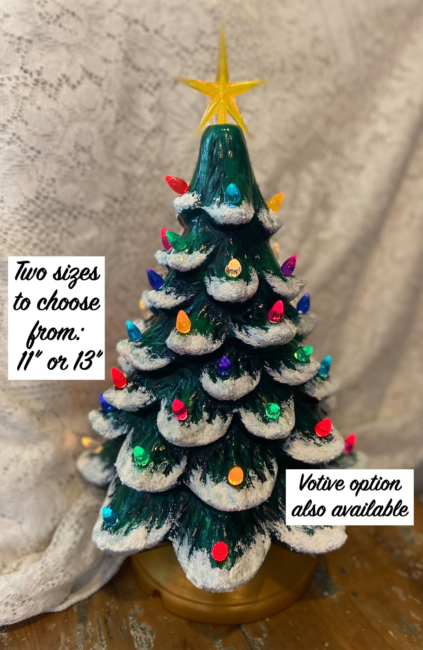 Ceramic Christmas Tree Painting Workshop . Saturday December 20 . Farmcraft Brewery