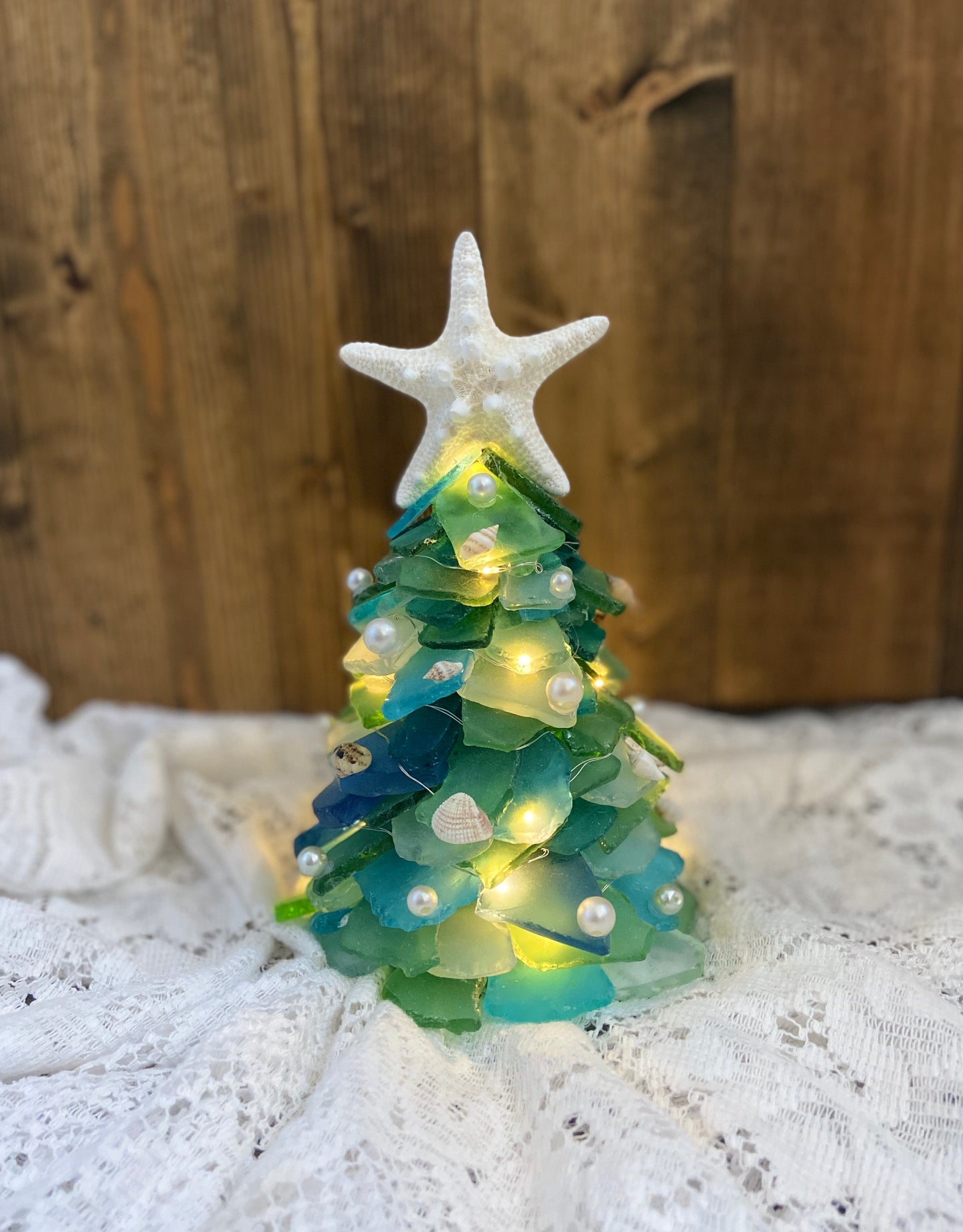 Sea Glass Christmas Tree Workshop . Monday December 15 . Johnson's Landing