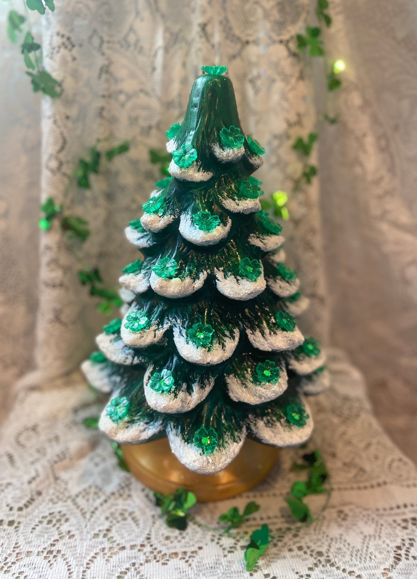 Ceramic "Light Up" Gnome OR St Patrick's Day Tree Painting Workshop . Tuesday March 3 . Tap That Tap Room