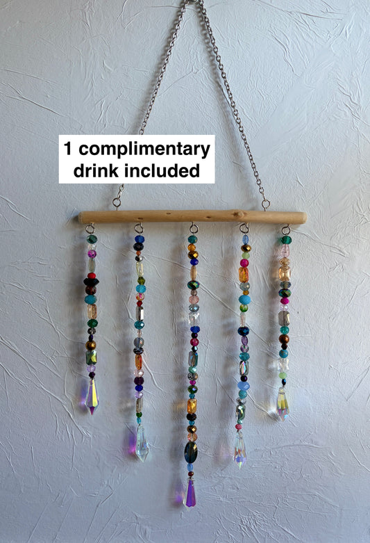 Beaded Crystal Suncatcher Workshop . Wednesday July 22 . Patrick's Rooftop at 500 Pearl