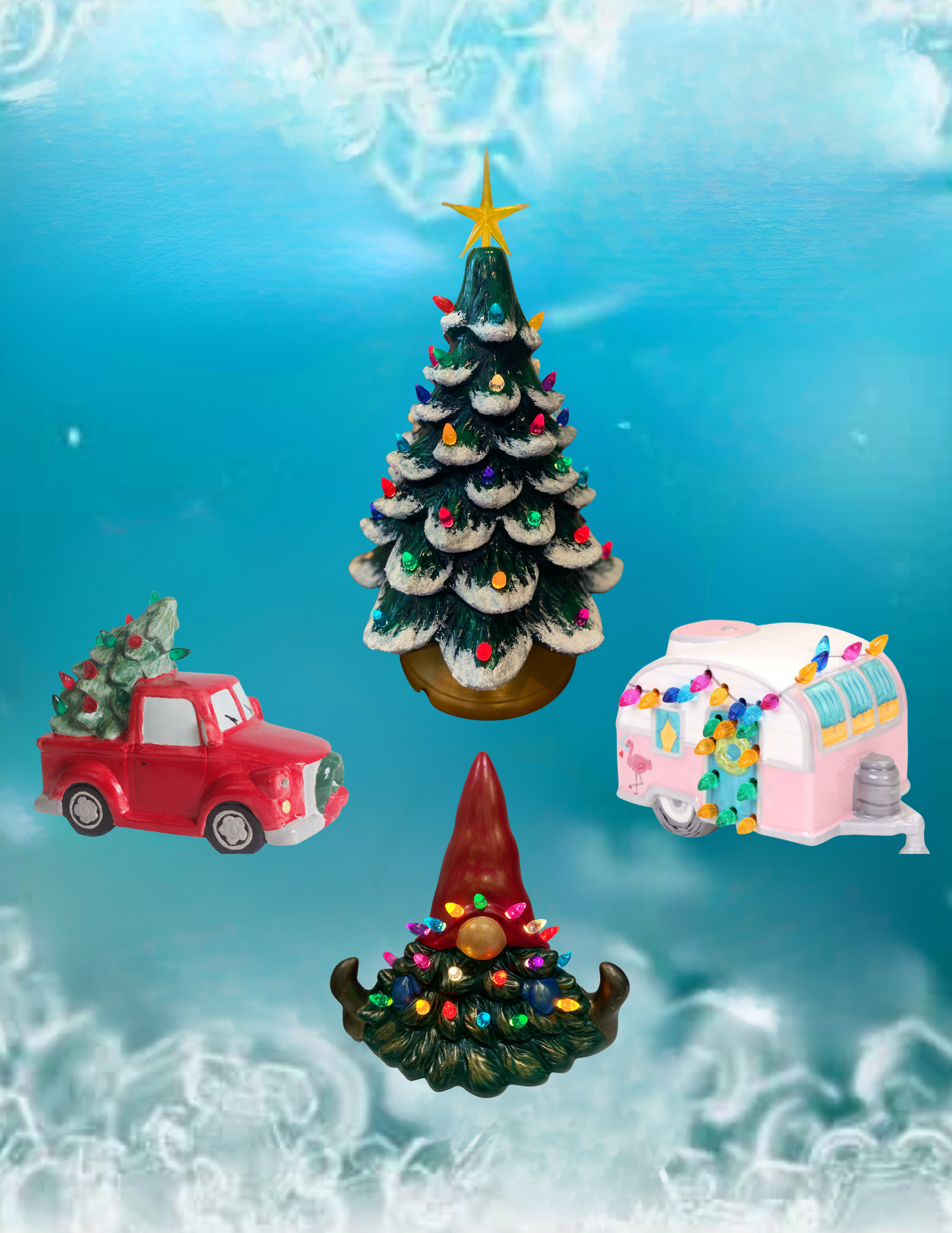 Christmas Ceramics Painting Workshop . Thursday December 18 . Nickel City BrewZ