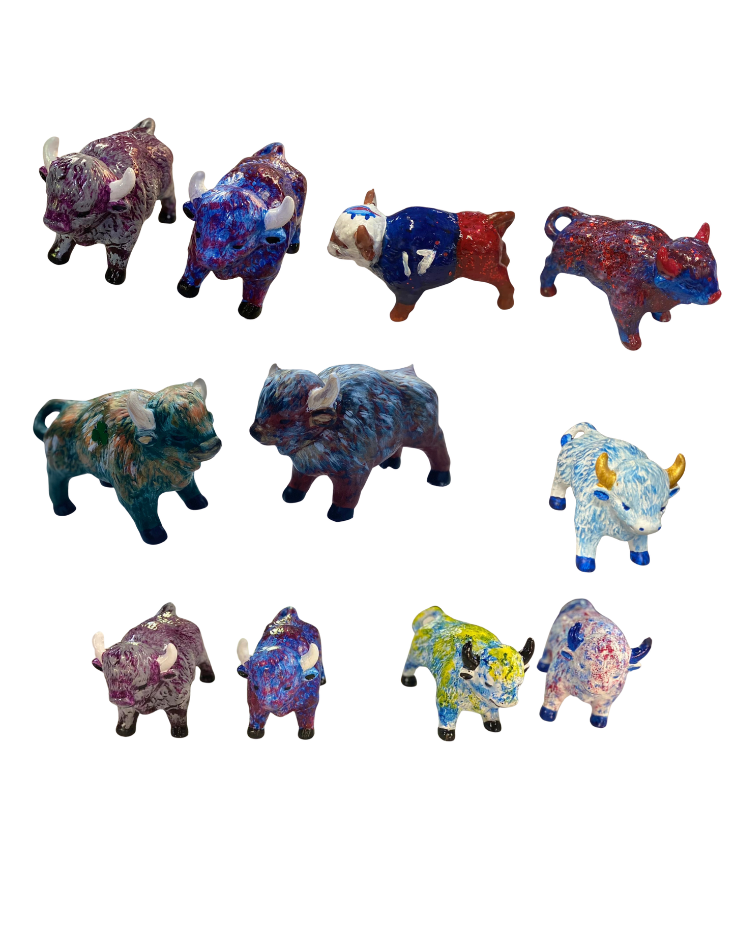 Ceramic Buffalo Painting Workshop . Wednesday August 19 . Patrick's Rooftop at 500 Pearl