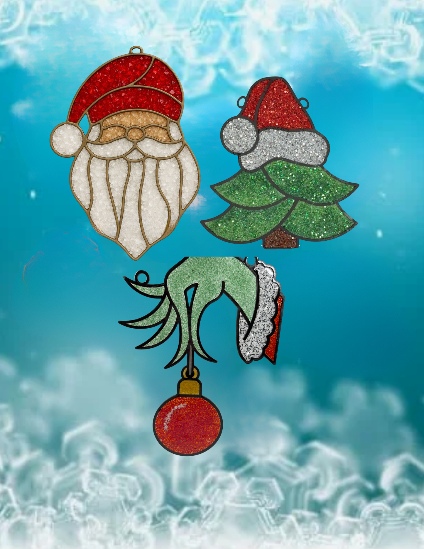 Holiday Resin Suncatcher Workshop . Tuesday November 25 . First Line Brewing