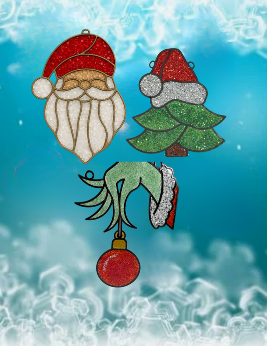 Holiday Resin Suncatcher Workshop . Tuesday November 25 . First Line Brewing