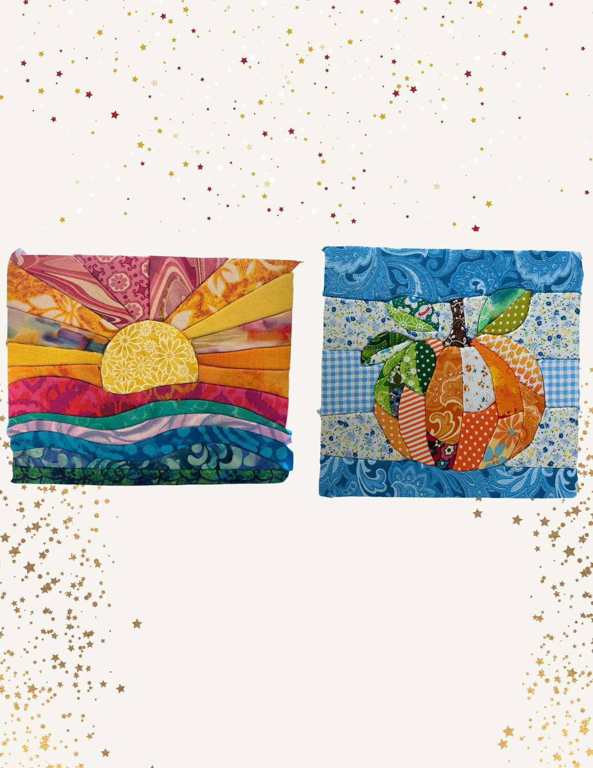 Kinusaiga "Fabric Painting" Workshop: Sunset OR Pumpkin . Tuesday September 29 . Magic Bear Beer Cellar