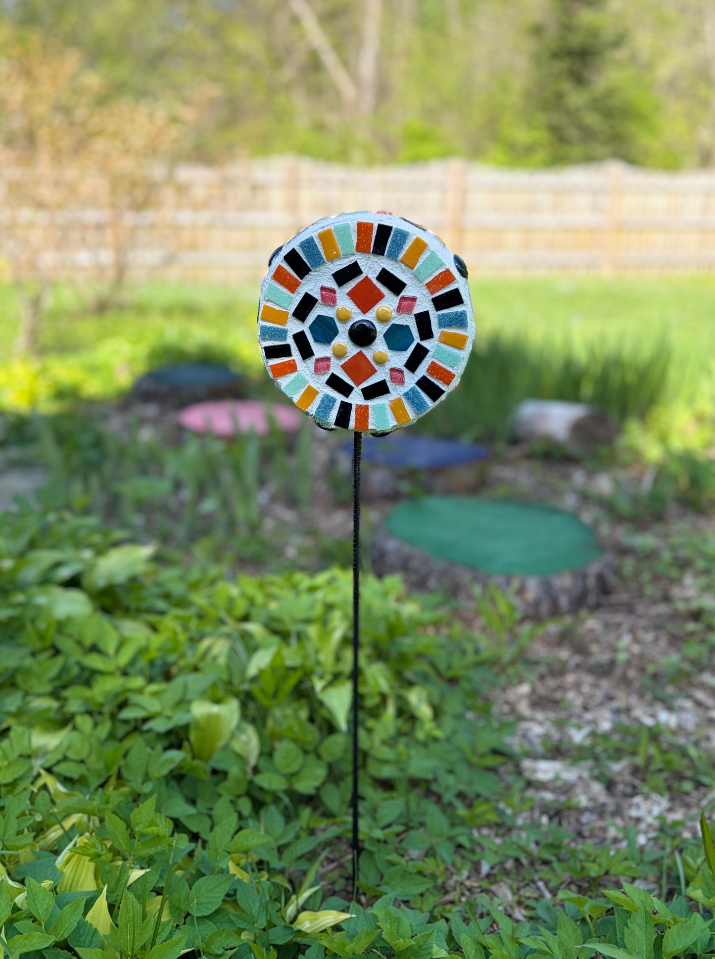 Mosaics Workshop: Flower Garden Stake or Buffalo Plaque Workshop . June 8 . Coyote Cafe Hamburg