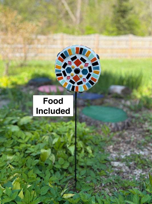 Mosaic Flower Garden Stake Workshop . Monday May 18 . Coyote Cafe Hamburg