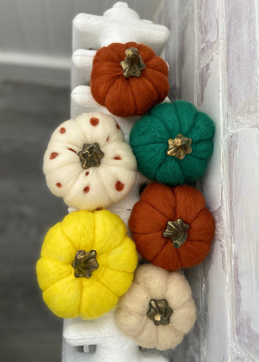 Needle Felted Pumpkins Workshop . Saturday October 26 . One Eyed Cat Brewing