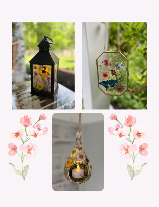 Pressed Flower Workshop . Tuesday June 9 . First Line Brewing