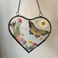 Pressed Flower Art Wall Hanging Workshop: Heart Frames . Friday February 7 . Beer Kind Brewing