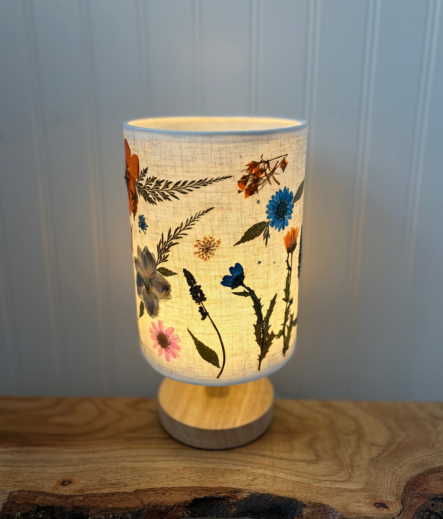 Pressed Flower Lamp OR Lantern Workshop . Tuesday July 14 . Magic Bear Beer Cellar