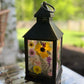 Pressed Flower Lamp OR Lantern Workshop . Tuesday July 14 . Magic Bear Beer Cellar