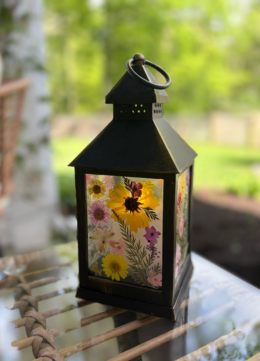 Pressed Flower Lantern Workshop . Wednesday June 3 . Hartman's Distilling Co.