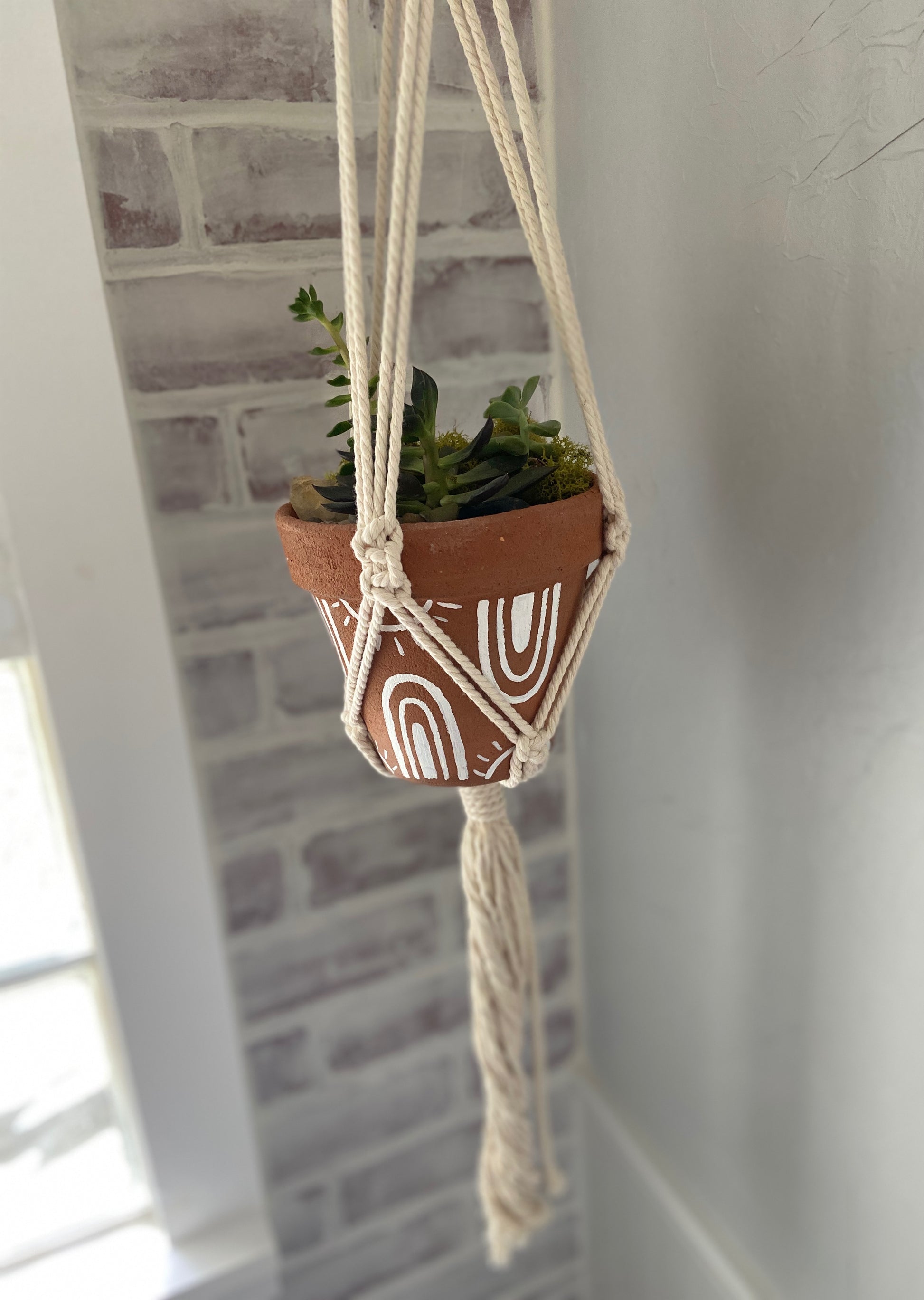 spiral macrame plant hanger tutorial The Spiral Macrame Plant Hanger Kit
